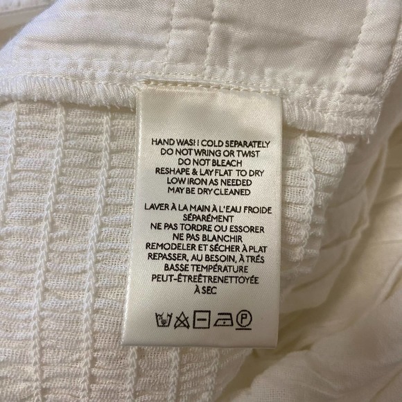 Free People White Chloe Top Puff Long Sleeve Blouse - Picture 13 of 16